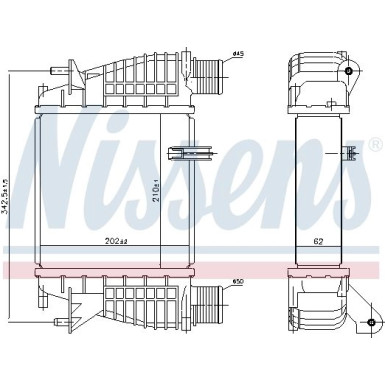 Ladeluftkühler PKW 96645 Ladeluftkühler PKW 96645