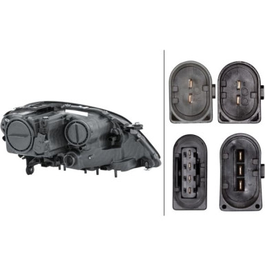 SCHEINWERFER L HELLA MERCEDES M-KLASSE W164 05-12 1EL 263 064-011