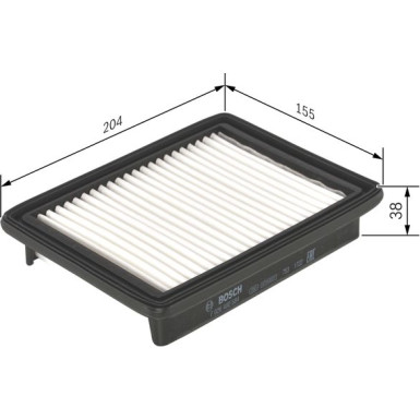 Luftfilter Diverse F 026 400 584