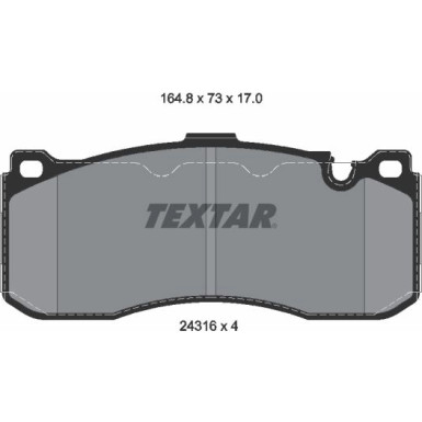 Bremsbelagsatz Bmw P. E87/E90 M-Versionspaket 2431601 Bremsbelagsatz Bmw P. E87/E90 M-Versionspaket 2431601