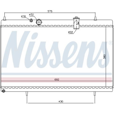 Wasserkühler PKW 61271