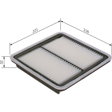 Luftfilter F 026 400 206