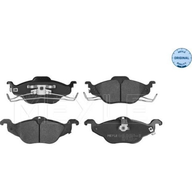 Bremsbelagsatz Opel P. Astra G Mit Sensor MEYLE-ORIGINAL: True to OE 025 230 6317/W Bremsbelagsatz Opel P. Astra G Mit Sensor MEYLE-ORIGINAL: True to OE 025 230 6317/W