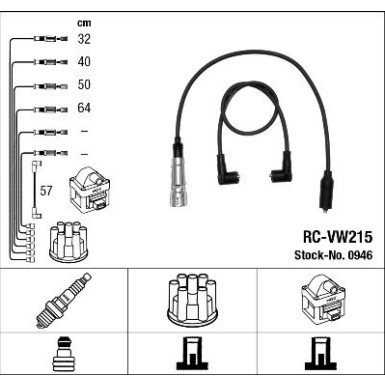 Zündleitungssatz RC-VW215