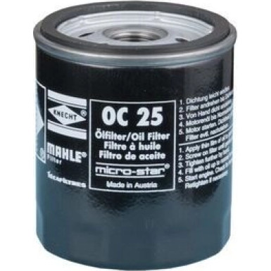 MAHLE Ölfilter OC 25 MAHLE Ölfilter OC 25