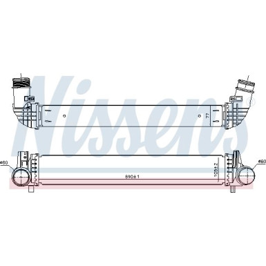 Ladeluftkühler PKW Audi A1 40 TFSI 18 961481 Ladeluftkühler PKW Audi A1 40 TFSI 18 961481