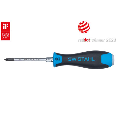 SW-Stahl Schraubendreher, Kreuz, PH1 schlagfest, 80mm 32791SB SW-Stahl Schraubendreher, Kreuz, PH1 schlagfest, 80mm 32791SB