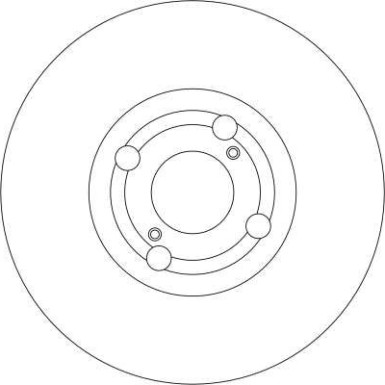 Bremsscheibe Toyota P. Corolla 1.4D-2.0 D-4D 02-07 DF4317