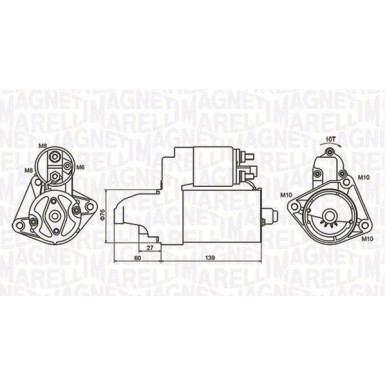 MAGNETI MARELLI Starter 063721050010 MAGNETI MARELLI Starter 063721050010