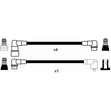 RC-VL609 NGK - Zündkabelsatz VOLVO 440 K 91-96 8500