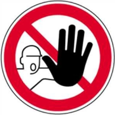 Aufkleber Zutritt verboten 31365 Aufkleber Zutritt verboten 31365