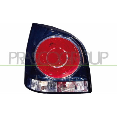 Heckleuchte L O K-PLATTE SCHWARZ/ROT/WEISS VW POLO 6,05-6,09 TYC 7266,658,2
