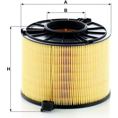 Mann & Hummel Luftfilter PKW AUDI A4,A5 15 C 17 012/1