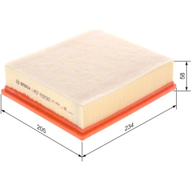 Luftfilter 1457433583 Luftfilter 1457433583