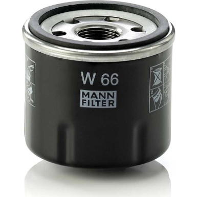 Mann & Hummel Ölfilter PKW RENAULT Clio,Kangoo,Twingo W 66 Mann & Hummel Ölfilter PKW RENAULT Clio,Kangoo,Twingo W 66
