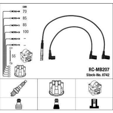 Zündleitungssatz RC-MB207