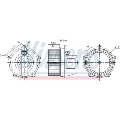 Innenraumgebläse VW T4 90 87444