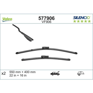 VM906 VALEO Silencio X.TRM Wischer 577906 VM906 VALEO Silencio X.TRM Wischer 577906