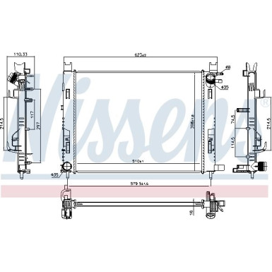 Wasserkühler PKW 637627