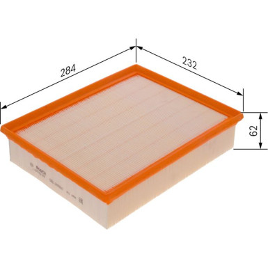 Luftfilter SKODA F 026 400 555
