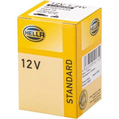 HELLA Glühlampe, Instrumentenbeleuchtung 8GA 007 997-031 STANDARD