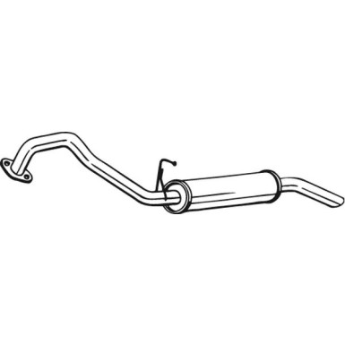 Bosch Automotive Auspuffschalldämpfer 278-295