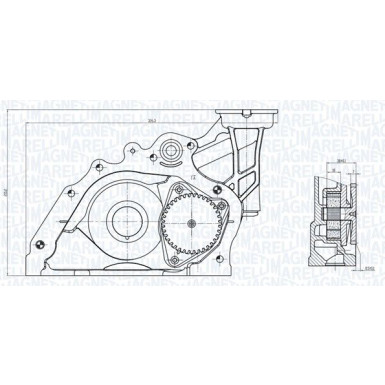 MAGNETI MARELLI Ölpumpe 351516000095 MAGNETI MARELLI Ölpumpe 351516000095
