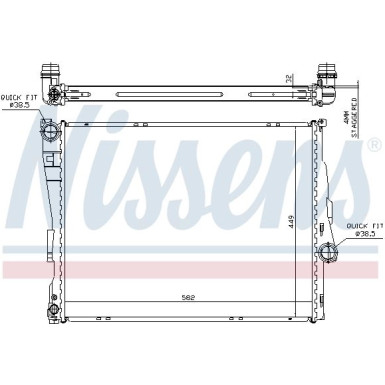 Wasserkühler PKW BMW 3er E46 FIRST FIT 60782A