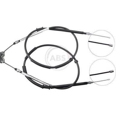 A.B.S. Handbremsseil Seilzug Festellbremse K10025 A.B.S. Handbremsseil Seilzug Festellbremse K10025