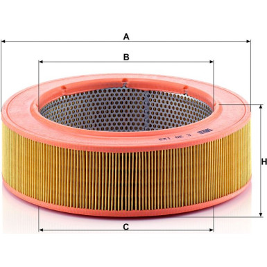 Mann & Hummel Luftfilter PKW MERCEDES C 30 122