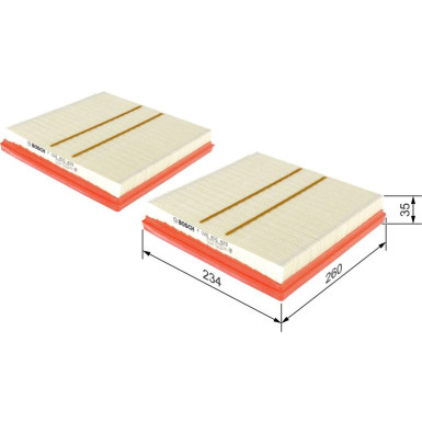 Luftfilter Diverse F 026 400 429
