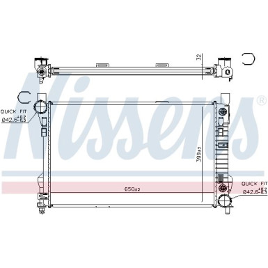 Wasserkühler PKW 62786A Wasserkühler PKW 62786A