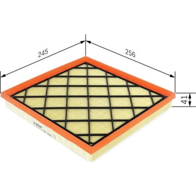 Luftfilter CHEVROLET,OPEL F 026 400 351
