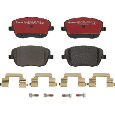 BREMBO Bremsklötze Xtra VA SEAT SKODA VW Polo 01-12 XTRA LINE P 85 057X BREMBO Bremsklötze Xtra VA SEAT SKODA VW Polo 01-12 XTRA LINE P 85 057X