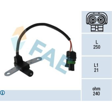 FAE Impulsgeber, Kurbelwelle 79020 FAE Impulsgeber, Kurbelwelle 79020