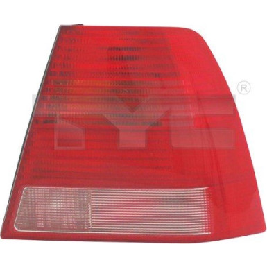 Heckleuchte-GLAS L ROT/WEISS VW BORA TREND/COMFORT 11,98-5,05 7201,672,1