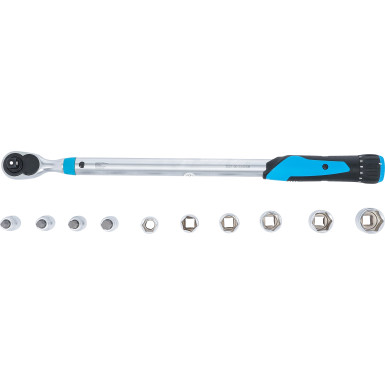 BGS Drehmomentschlüssel-Satz Abtrieb Innenvierkant 12,5 mm (1/2 ) 40 - 200 Nm 11-tlg 2865