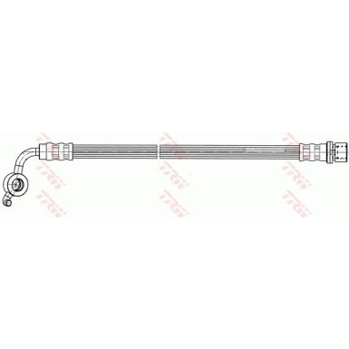 Bremsschlauch TOYOTA HIACE IV Bus 2.5 D-4D 4WD 01-06 PHD698