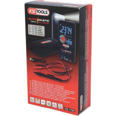 KS TOOLS Automatisches Digitalmultimeter inklusive Messleitungen 150.1765 KS TOOLS Automatisches Digitalmultimeter inklusive Messleitungen 150.1765