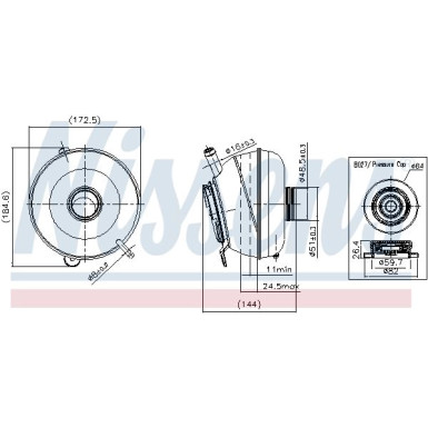 Ausgleichsbehälter Land Rover Freelander 2.5 97 FIRST FIT 996251