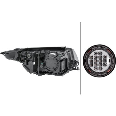 SCHEINWERFER L HELLA LR RANGE ROVER EVOQUE 11-19 1EL 354 806-091