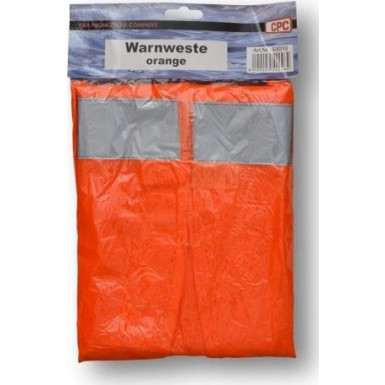 Warnweste orange Gr.L DIN 20471 in Polybeutel 93010