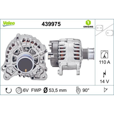 VALEO Generator 439975 VALEO Generator 439975