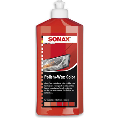 Sonax Polish&Wax Color rot 500ml Polish+Wax Color rot 02964000
