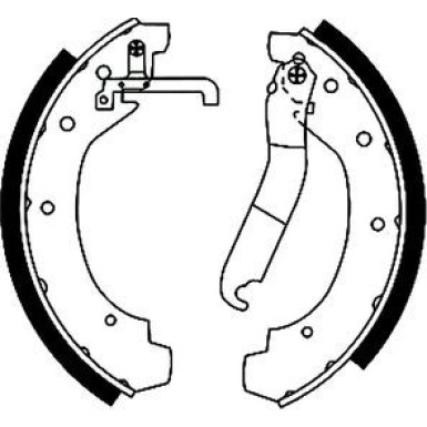 Bremsbacken Vw Lt 35-55 91028900 Bremsbacken Vw Lt 35-55 91028900