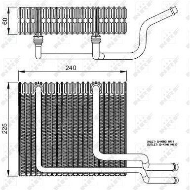 Verdampfer, Klimaanlage 36151 Verdampfer, Klimaanlage 36151