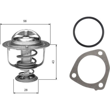 Gates Thermostat MITSUBISHI Colt 1.3 TH31276G1