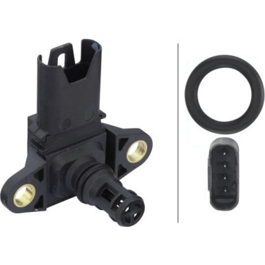 HELLA Sensor, Ladedruck 6PP 009 400-051 HELLA Sensor, Ladedruck 6PP 009 400-051