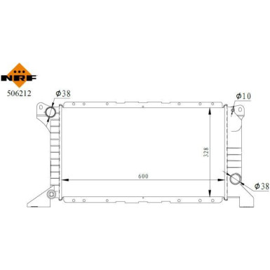 Kühler, Motorkühlung 506212