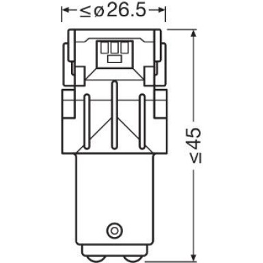 P21/5W OSRAM LED Amber 12V OSRAM LEDriving LEDriving® SL 7528DYP-02B